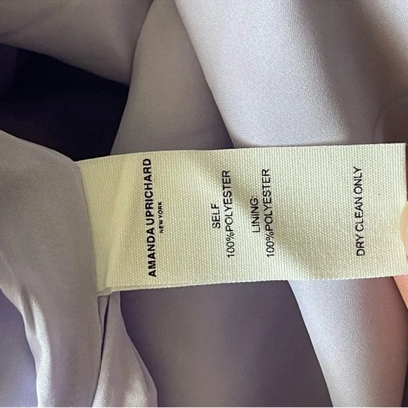 AMANDA UPRICHARD Marbella Maxi Dress in Lavender Purple Low Back Size M - Picture 9 of 11